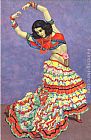 Famous Flamenco Paintings - Flamenco Dancer Art